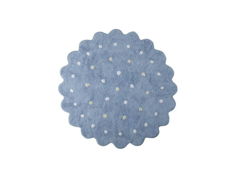 Bavlněný koberec sušenka Lorena Canals - modrý Biscuit