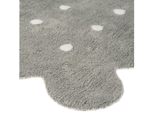 Bavlněný koberec šedý, sušenka Lorena Canals - Biscuit