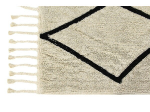 Bavlněný koberec béžový s třásněmi Lorena Canals - Bereber