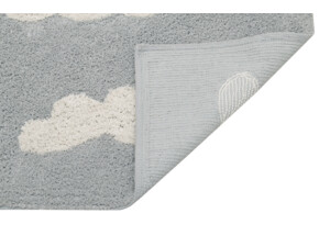 Bavlněný koberec šedý, mraky Lorena Canals - Clouds