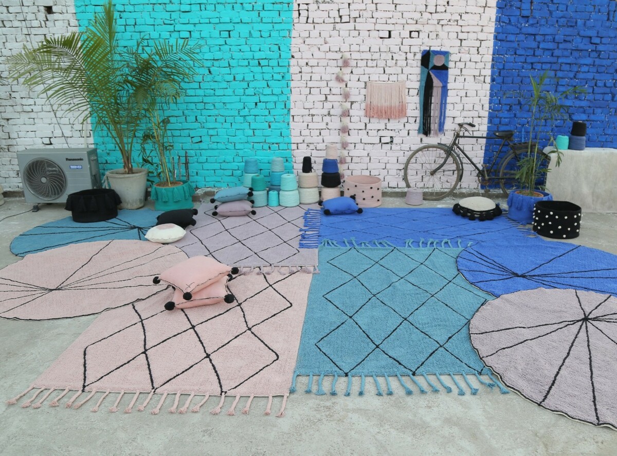 Bavlněný koberec Lorena Canals - béžový Trace