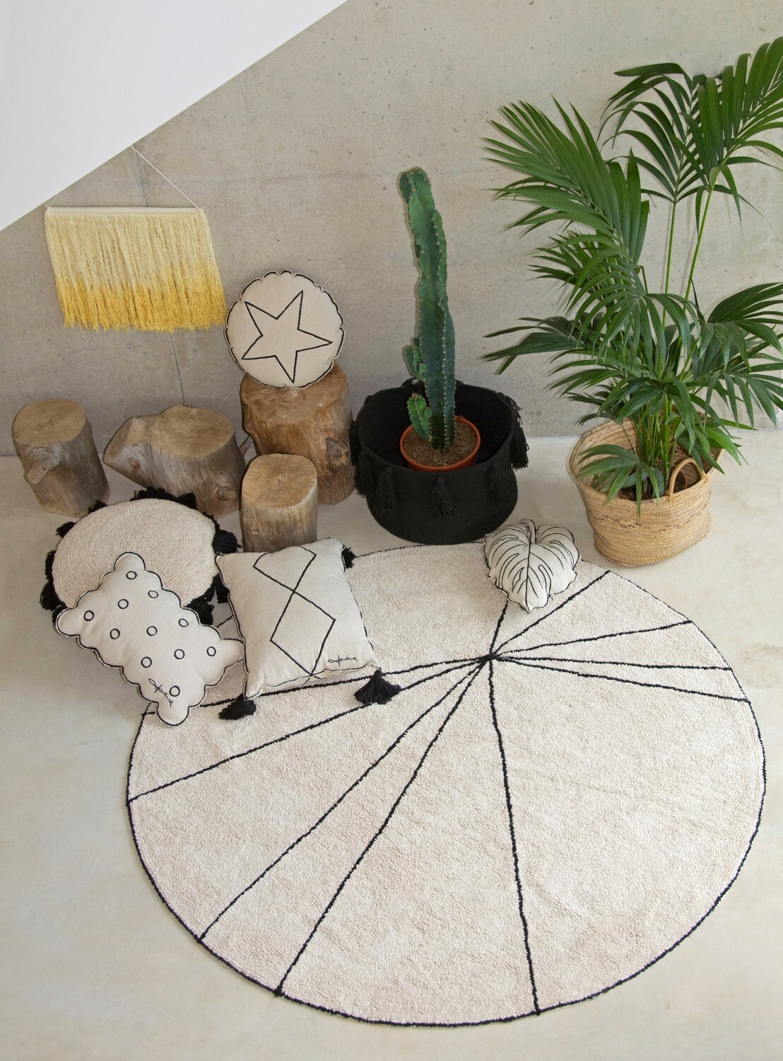 Bavlněný koberec Lorena Canals - béžový Trace