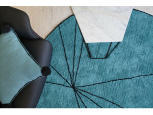 Bavlněný koberec Lorena Canals - petrolejový Trace