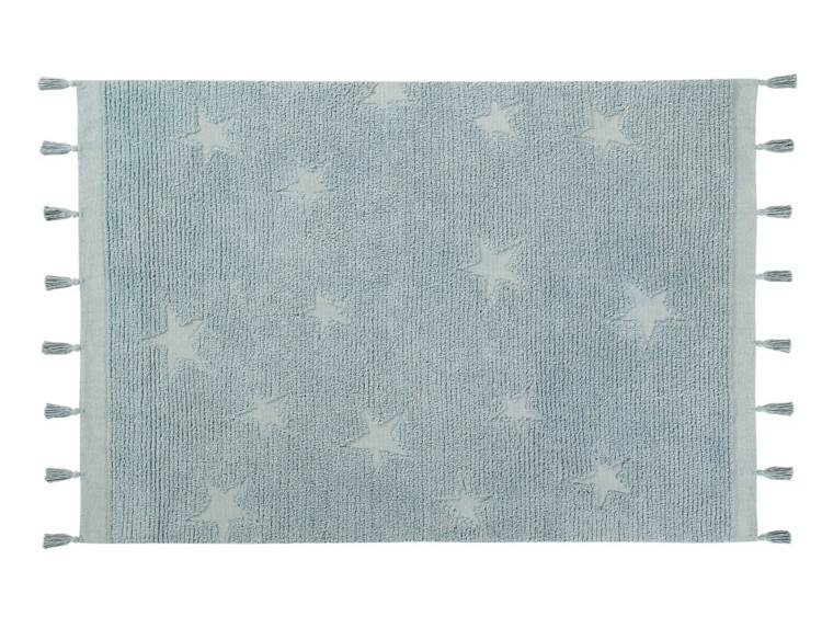 Bavlněný koberec hvězdičky Lorena Canals - modrý Hippy Stars