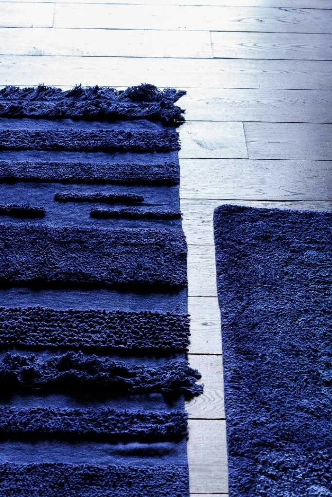 Bavlněný koberec 140 x 200 modrý Lorena Canals - Early Hours
