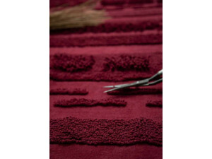 Bavlněný koberec 140 x 200 vínový Lorena Canals - Early Hours