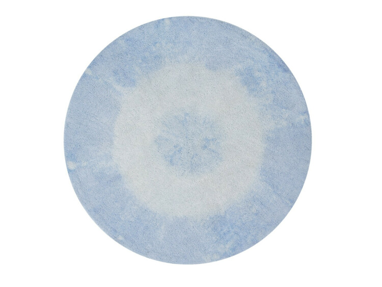 Bavlněný koberec batika Lorena Canals - modrý Tie-Dye