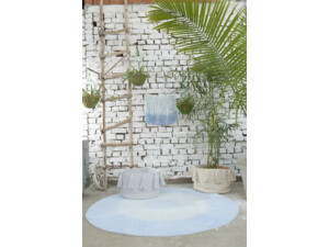 Bavlněný koberec batika Lorena Canals - modrý Tie-Dye