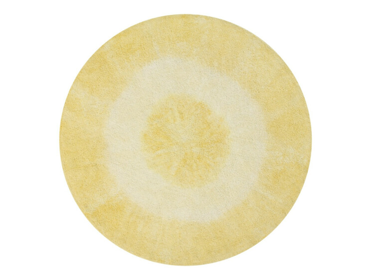 Bavlněný koberec batika Lorena Canals - žlutý Tie-Dye