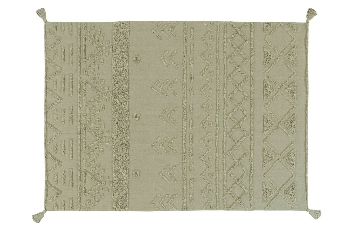 Koberec 120 x 160 kmenový vzor, olivový Lorena Canals - Re-Edition