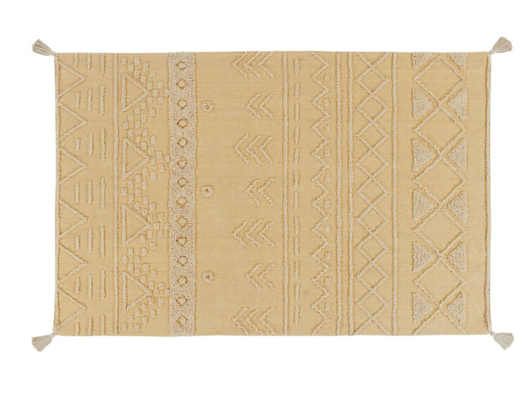 Koberec 140 x 200 kmenový vzor, medový Lorena Canals - Re-Edition