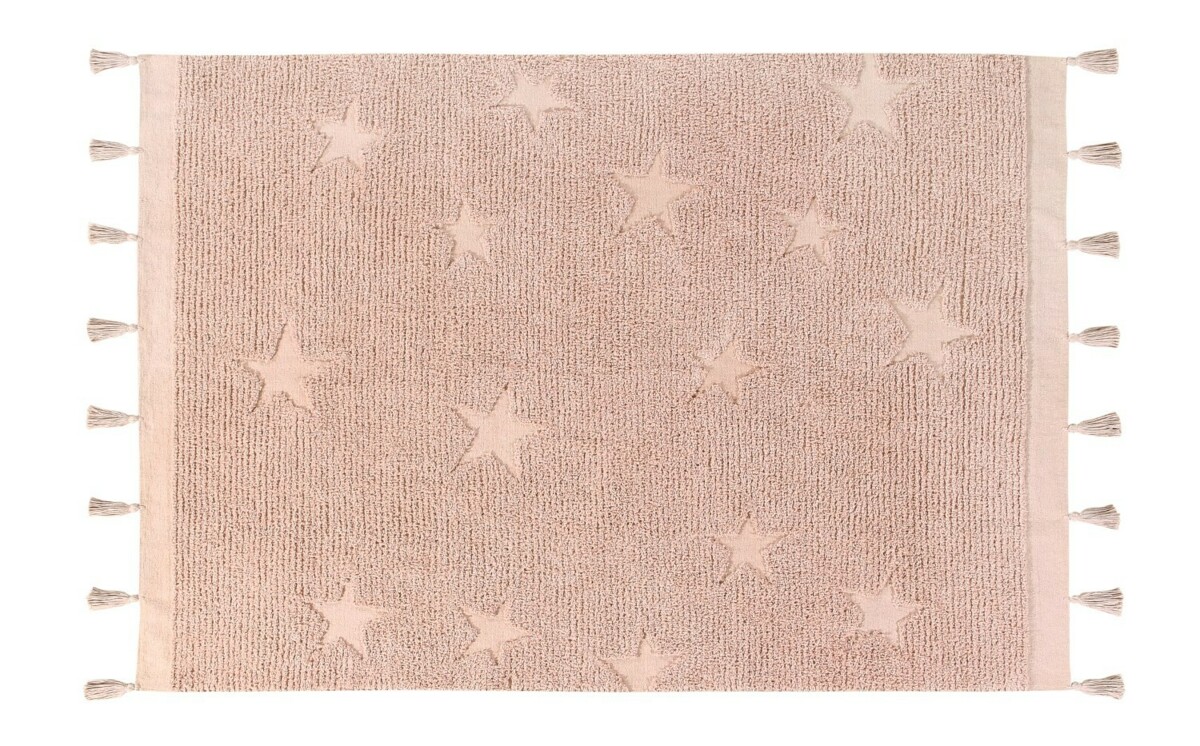 Bavlněný koberec hvězdičky Lorena Canals - pudrový Hippy Stars