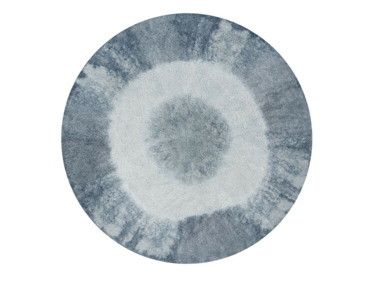 Bavlněný koberec batika Lorena Canals - modrošedý Tie-Dye