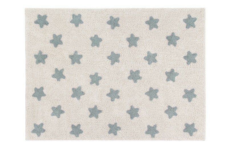 Bavlněný koberec modré hvězdičky Lorena Canals - Stars