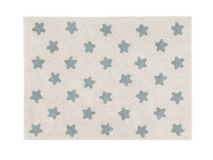 Bavlněný koberec modré hvězdičky Lorena Canals - Stars