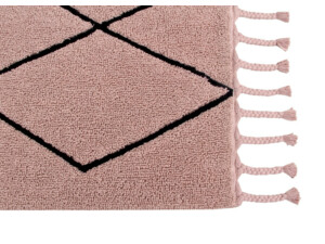 Bavlněný koberec růžový s třásněmi Lorena Canals - Bereber