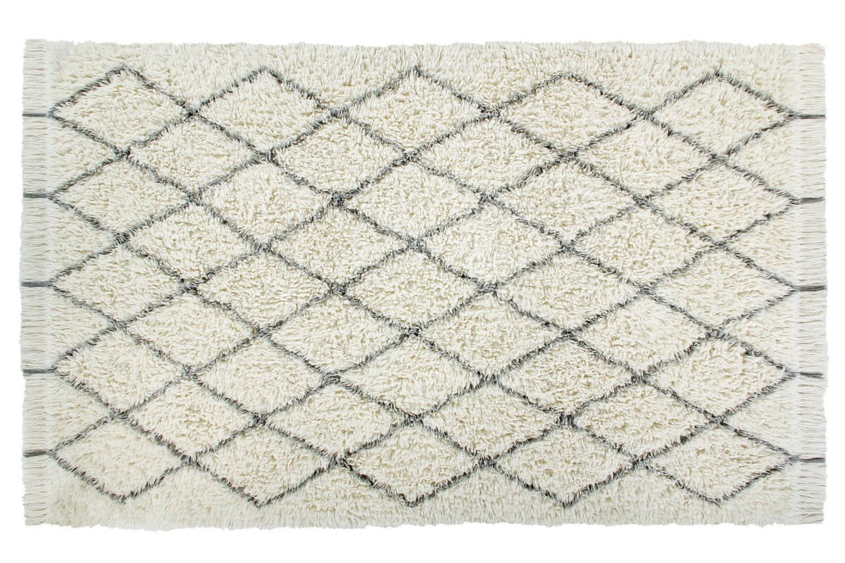 Vlněný koberec 200 x 300 kosočtverce, světlý Lorena Canals - Bohemian
