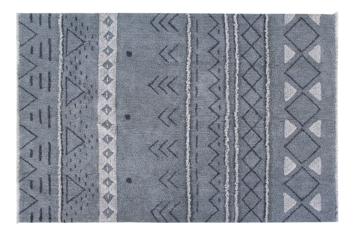 Vlněný koberec 140 x 200 modrý Lorena Canals - Bohemian