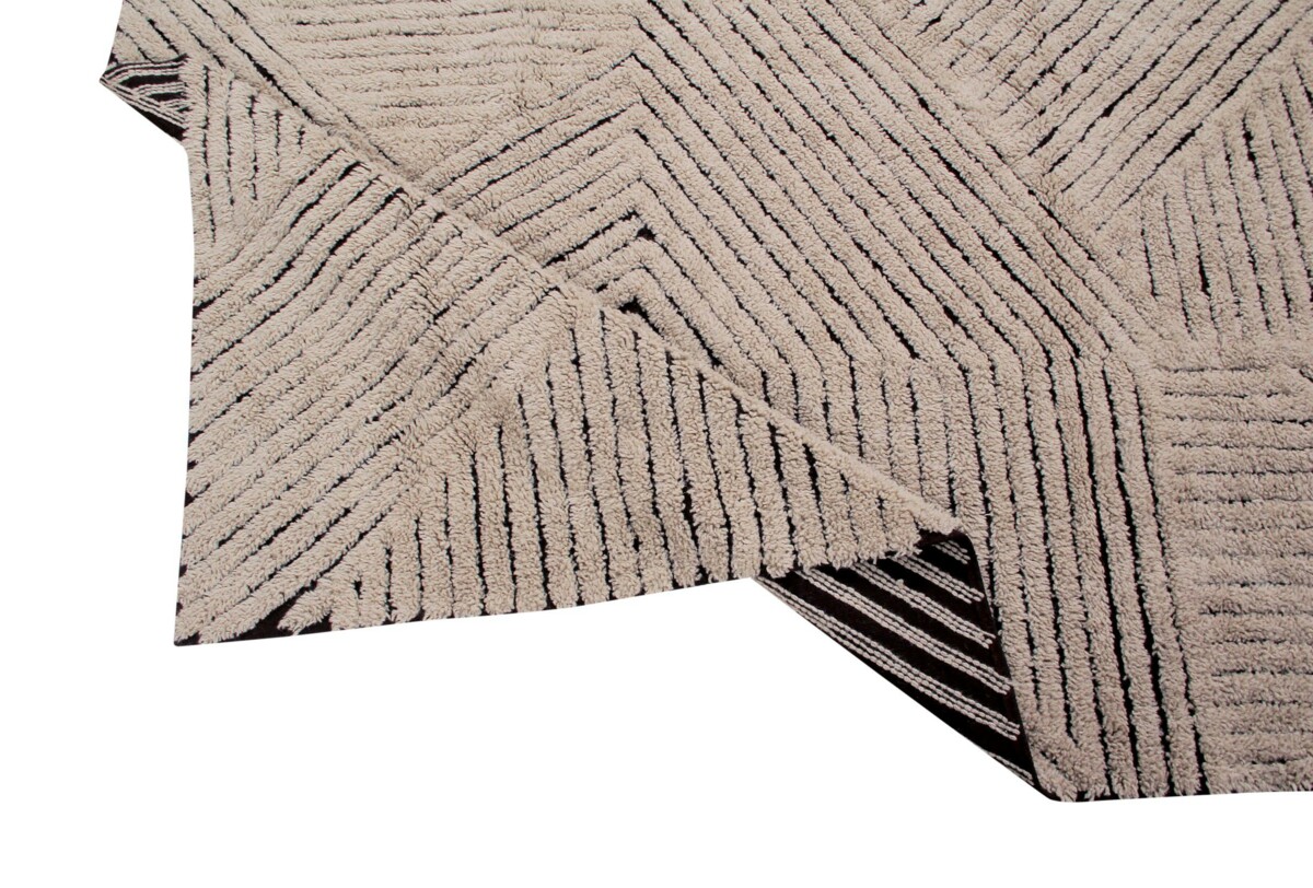 Vlněný koberec 170 x 240 světle hnědý Lorena Canals - Fields