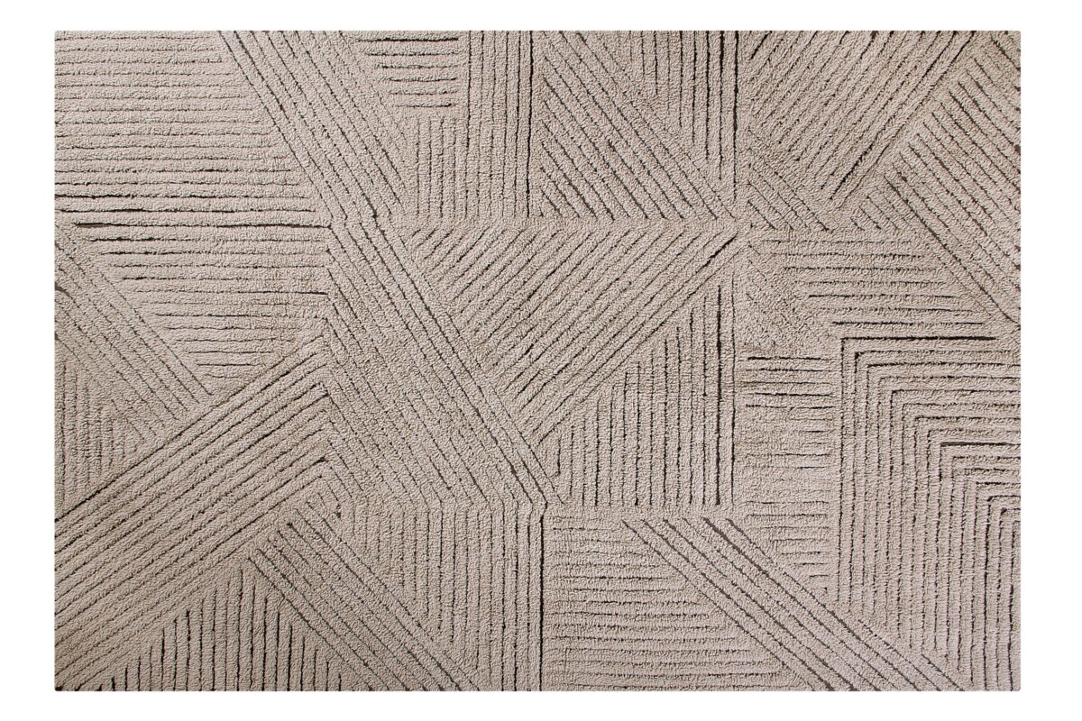 Vlněný koberec 170 x 240 světle hnědý Lorena Canals - Fields