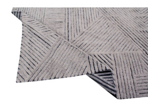 Vlněný koberec 170 x 240 šedý Lorena Canals - Fields