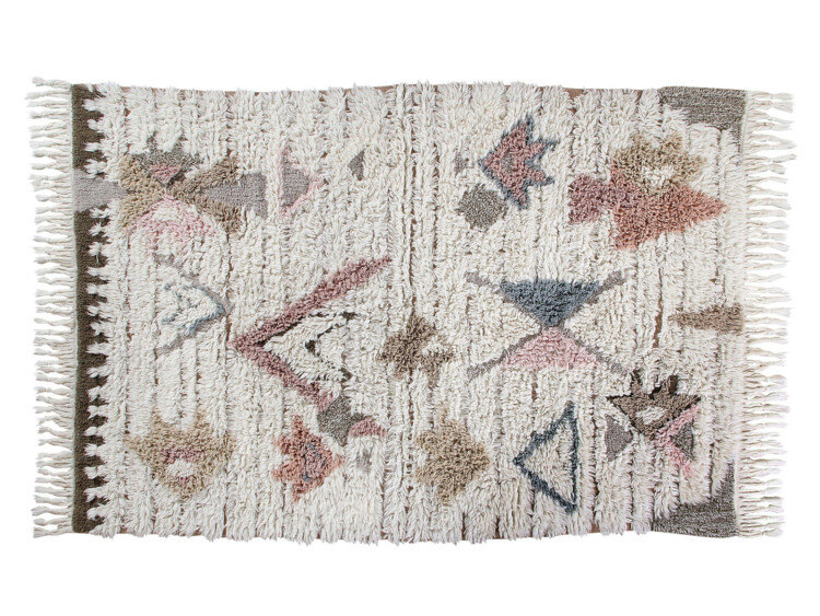Vlněný koberec 140 x 200 bílý Lorena Canals - Hopi