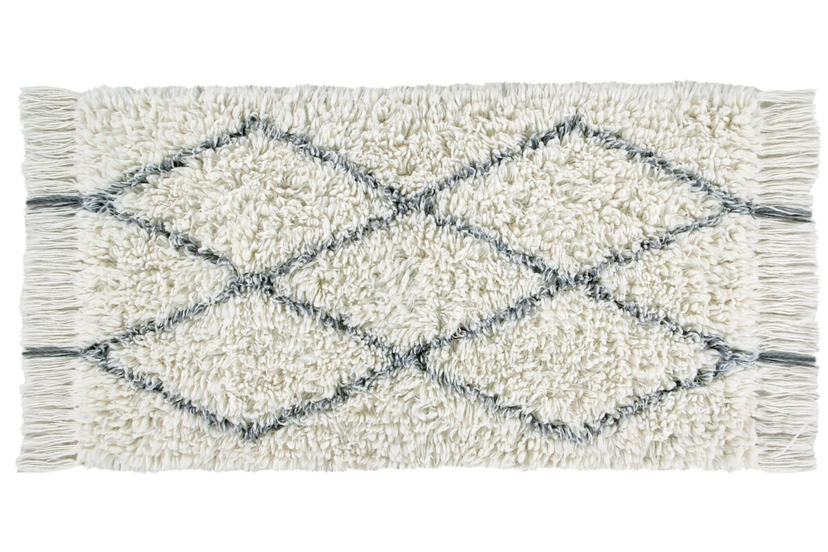 Vlněný koberec 80 x 140 kosočtverce, světlý Lorena Canals - Bohemian