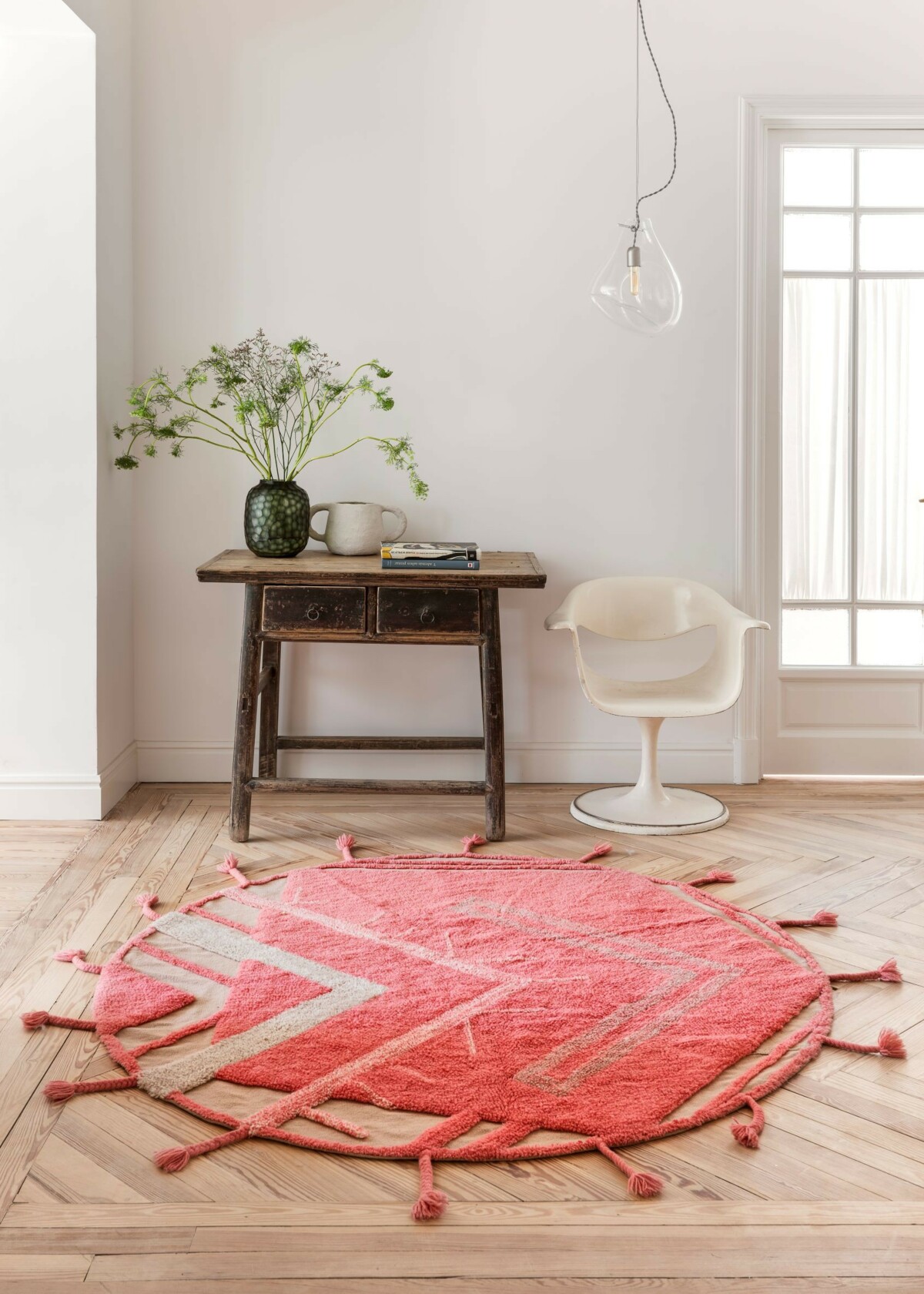 Vlněný koberec růžový Lorena Canals - Chinook