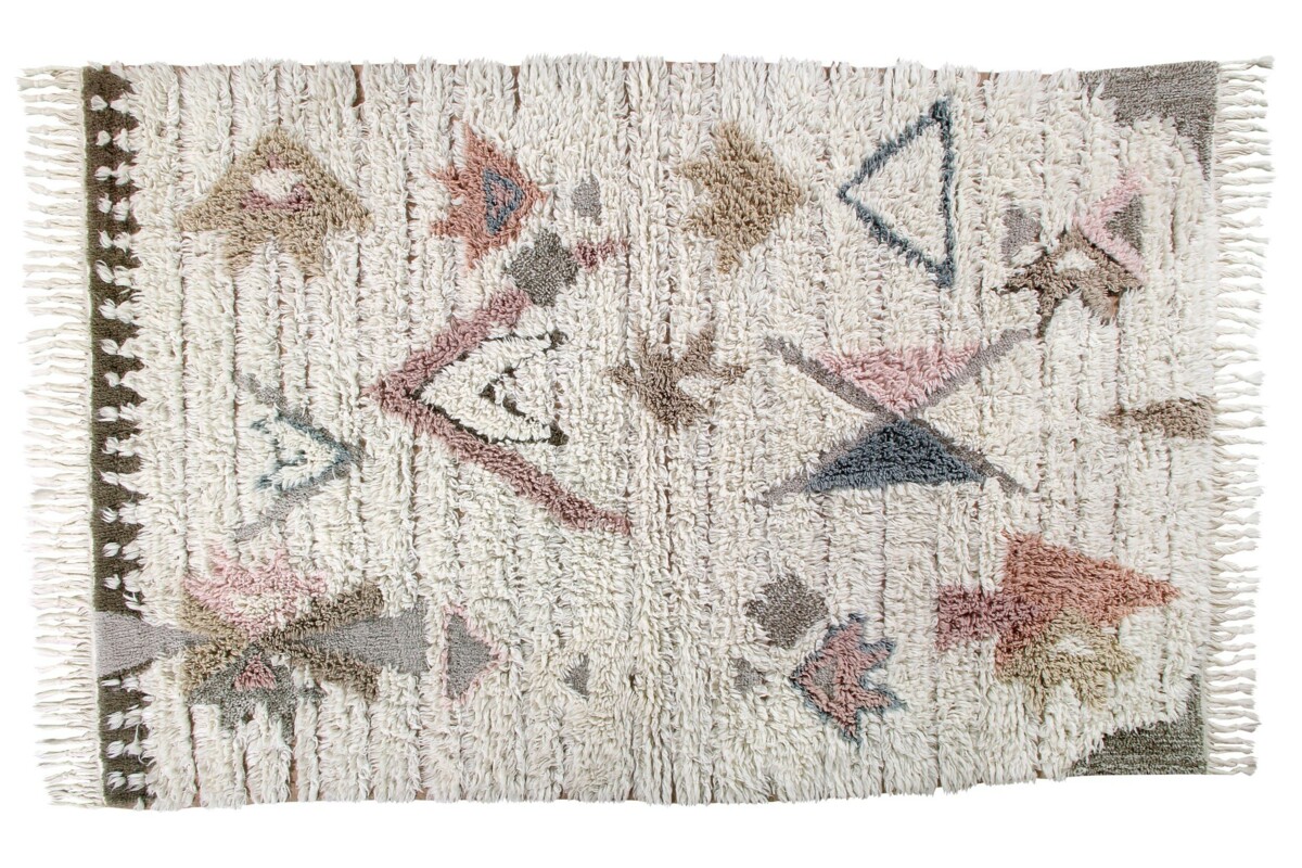 Vlněný koberec 170 x 240 bílý Lorena Canals - Hopi