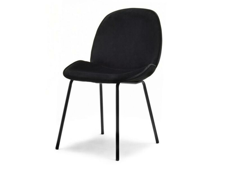 Židle Bony čalouněná, černá
