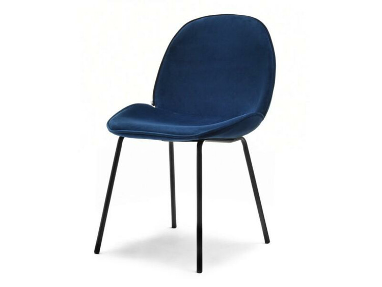 Židle Bony čalouněná, modrá