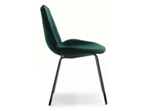 Židle Bony čalouněná, zelená