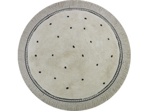 Tapis Petit Koberec Anna Dots Cream 110 x 110 cm