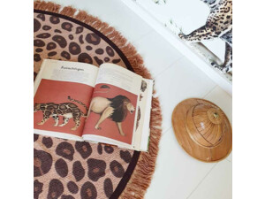 Tapis Petit Koberec Leopard Round 120 x 120 cm