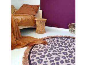 Tapis Petit Koberec Leopard Round 120 x 120 cm