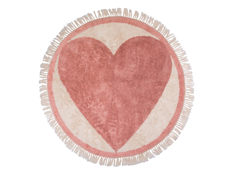 Tapis Petit Koberec Heart 120 x 120 cm