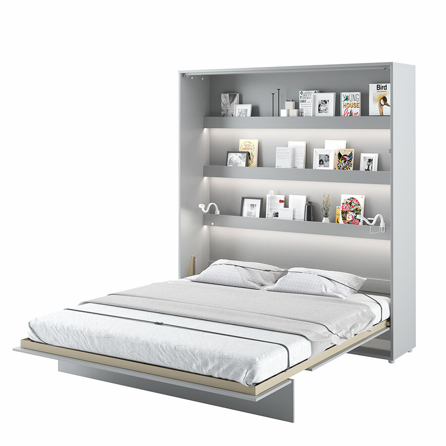 Výklopná postel Bed Concept BC-13 (180) - šedý mat