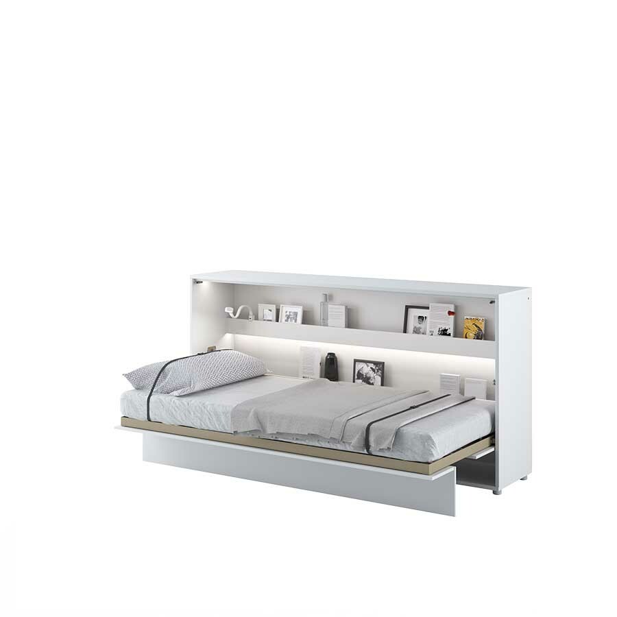 Výklopná postel Bed Concept BC-06 (90) - bílý lesk