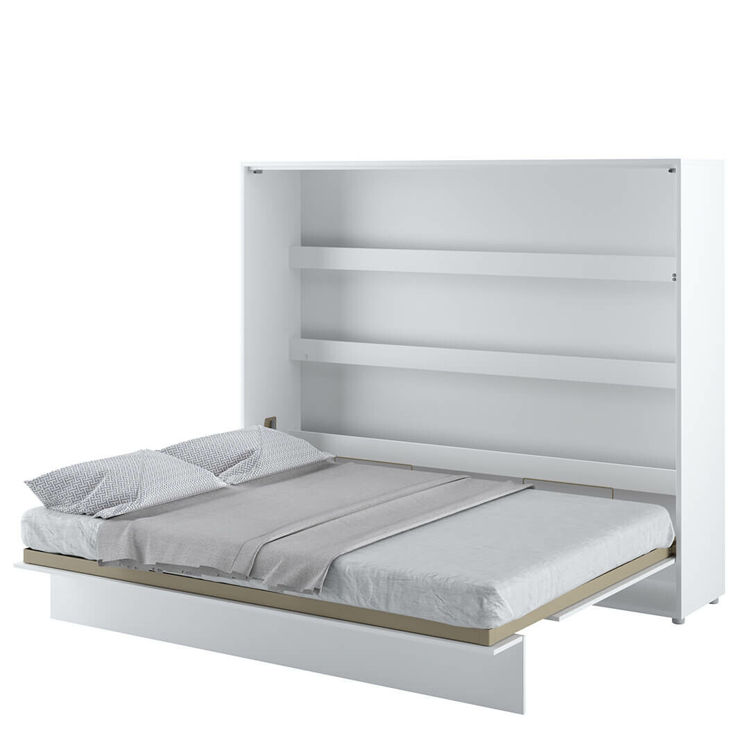 Výklopná postel Bed Concept BC-14 (160) - bílý lesk