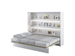 Výklopná postel Bed Concept BC-14 (160) - bílý lesk