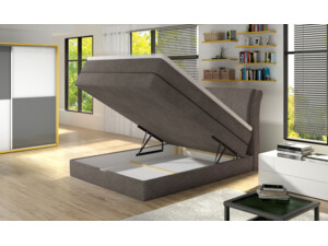 Akce - Postel Boxspring Amalfi (120) s topperem