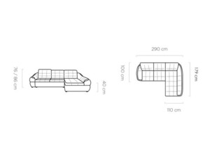 Akce - Sedací souprava rohová Infinity Mini