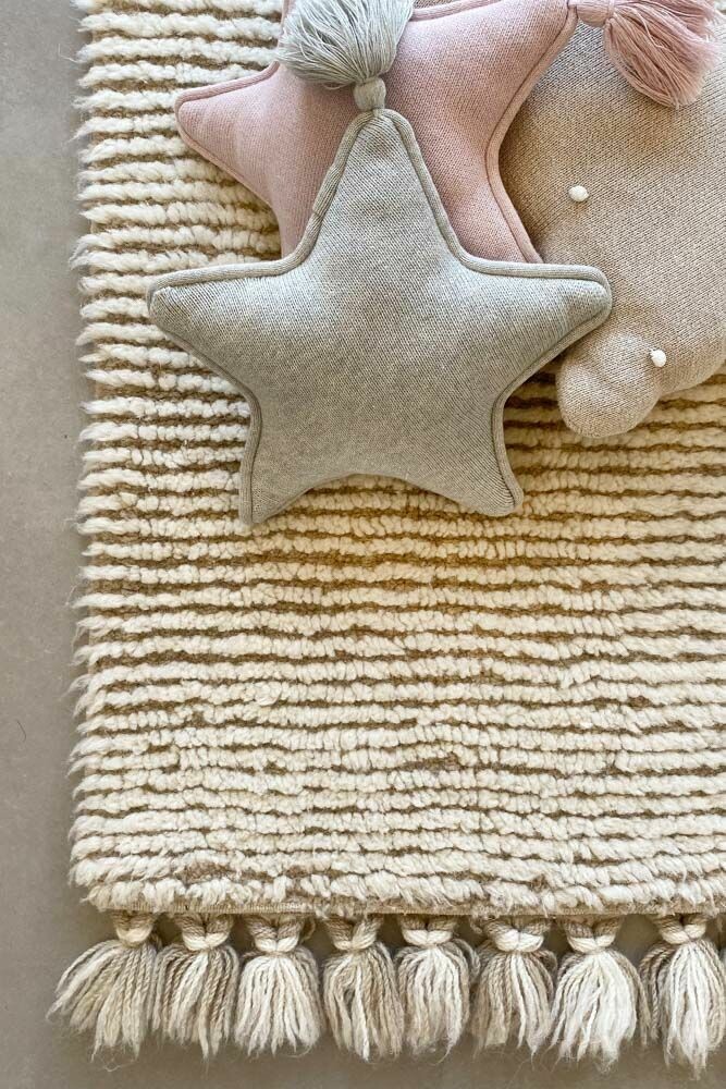 Vlněný koberec 80 x 140 Lorena Canals pískový - Sheep