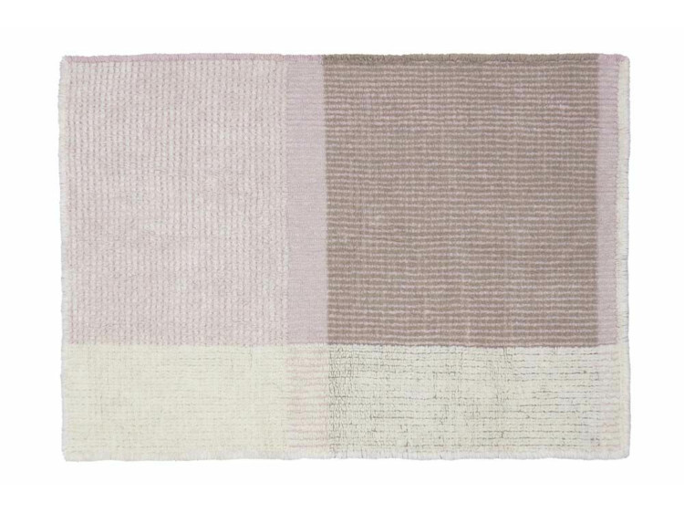 Vlněný koberec 120 x 170 Lorena Canals světle růžový - Sheep