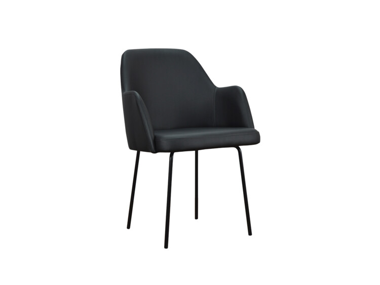 Židle s područkami Caprice original black