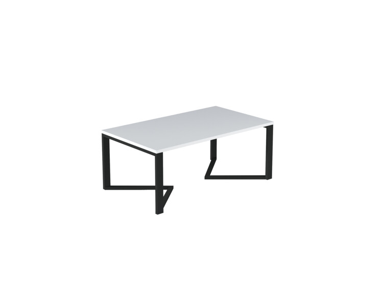 Konferenční stolek Gavino - bílý mat