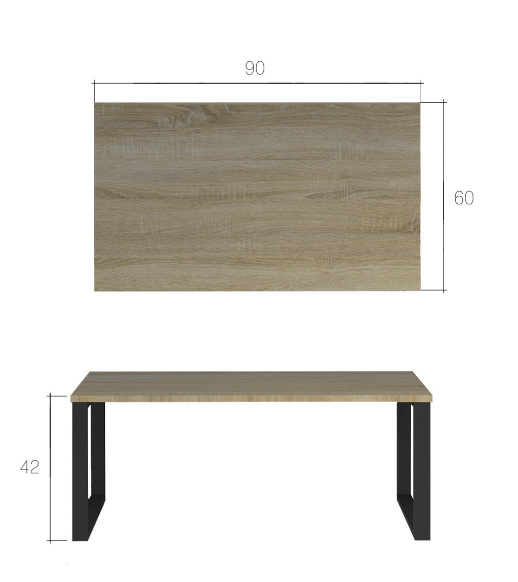 Konferenční stolek Fresco - bílý mat