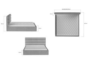 Postel Caramel 200 x 200 cm