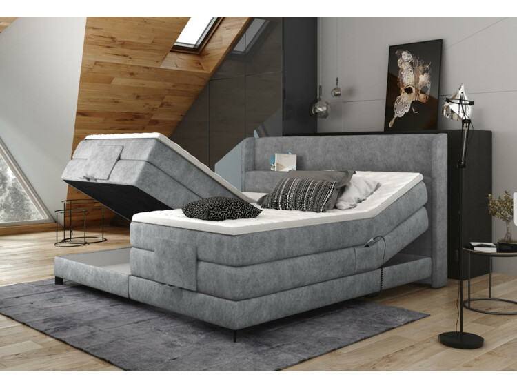 Postel Boxspring Samba 180 x 200 cm + elektrické polohování