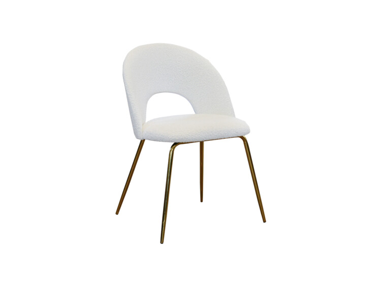 Židle Abisso ideal gold - Bouclé